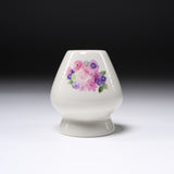 Mino ware Whisk Stand - Chasen Stand - Flower Pattern