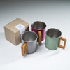 Wood Handle Mug - 3 Colour Options