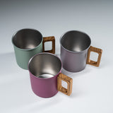 Wood Handle Mug - 3 Colour Options