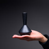 Mino ware YAMATSU Vase - Black / 晋山窯 ヤマツ 一輪挿し