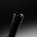 Mino ware YAMATSU Vase - Black / 晋山窯 ヤマツ 一輪挿し