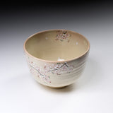 Kyo Kiyomizu Ware Matcha Bowl - Sakura / 京・清水焼 抹茶碗