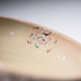 Kyo Kiyomizu Ware Matcha Bowl - Sakura / 京・清水焼 抹茶碗