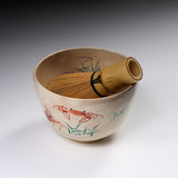 Kyo Kiyomizu Ware Matcha Bowl - Crab / 京・清水焼 抹茶碗