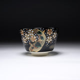 Kyo Kiyomizu Ware Matcha Bowl - Sakura at Night / 京・清水焼 抹茶碗