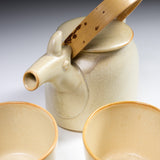 Yagi Goat Teapot Set - One Pot Two Cups / ヤギのティーセット