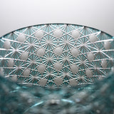 Yamada Glass - Crystal Glass Rock Glass -  縁繋ぎ - Emerald Green