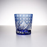 Yamada Glass - Crystal Glass Rock Glass - 漣 - Sazanami - Blue