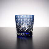 Yamada Glass - Crystal Glass Rock Glass - 漣 - Sazanami - Blue
