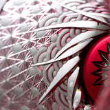 Yamada Glass - Crystal Glass Rock Glass - 漣 - Sazanami - Red