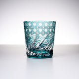 Yamada Glass - Crystal Glass Rock Glass - 漣 - Sazanami - Green