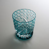 Yamada Glass - Crystal Glass Rock Glass - 漣 - Sazanami - Green