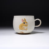 Yamano Usagi Handmade Rabbit Mug Cup - Latte / 山野うさぎ マグカップ