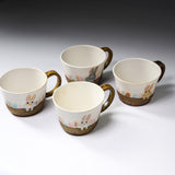 Yamano Usagi Handmade Rabbit Soup Mug - Vanilla / 山野うさぎ