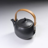 Yui Wooden Handle Teapot 330ml - Blue Grey