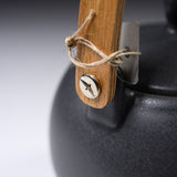 Yui Wooden Handle Teapot 330ml - Blue Grey