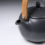 Yui Wooden Handle Teapot 330ml - Blue Grey