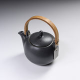 Yui  - 結- Wooden Handle Teapot 600ml - Blue Grey