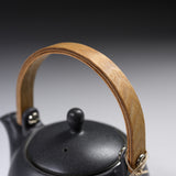 Yui  - 結- Wooden Handle Teapot 600ml - Blue Grey