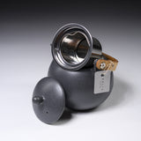 Yui  - 結- Wooden Handle Teapot 600ml - Blue Grey