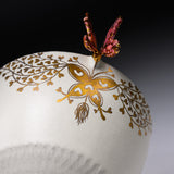 Butterfly Handmade Matcha Bowl - Option #3 / 蝶々碗 小野穣