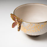 Butterfly Hand made Matcha Bowl - Petal Dance