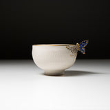 Butterfly Hand made Matcha Bowl - Mystic Bloom