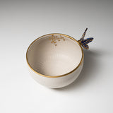 Butterfly Hand made Matcha Bowl - Mystic Bloom