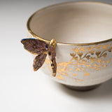 Butterfly Hand made Matcha Bowl - Mystic Bloom