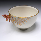 Butterfly Handmade Matcha Bowl - Option #1 / 蝶々碗 小野穣
