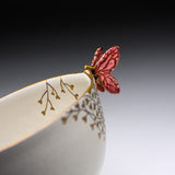 Butterfly Handmade Matcha Bowl - Option #1 / 蝶々碗 小野穣