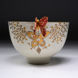Butterfly Handmade Matcha Bowl - Option #1 / 蝶々碗 小野穣