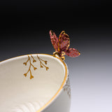 Butterfly Handmade Matcha Bowl - Option #5 / 蝶々碗 小野穣