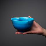 INOME Heart Hand made Matcha Bowl - Cerulean Heart