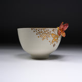 Butterfly Handmade Matcha Bowl - Option #9 / 蝶々碗 小野穣