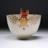 Butterfly Handmade Matcha Bowl - Option #9 / 蝶々碗 小野穣