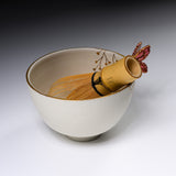 Butterfly Handmade Matcha Bowl - Option #9 / 蝶々碗 小野穣