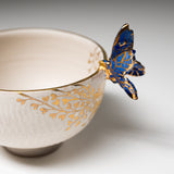 Butterfly Hand made Matcha Bowl - Harmony Wings