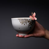 Butterfly Handmade Matcha Bowl - Option #5 / 蝶々碗 小野穣