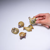 Seto Ware KASHIWA - Brooch - Chicken / 瀬戸焼 かしわ窯