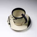 Hiroyuki Onuki - Calligraphy Series - Cup and Saucer / 大貫博之