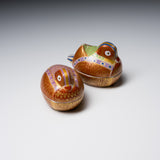 Arita Ware Mandarin Duck Condiment Container - Female / おしどり珍味入れ 雌