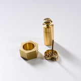 Brass Incense Holder - Hexagon Ring / 香立て