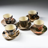 Hiroyuki Onuki - Flower Series - Cup and Saucer - Camellia / 大貫博之 椿