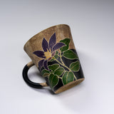 Hiroyuki Onuki - Engraving Flower Series - Mug Cup - Clematis / 大貫博之 鉄線