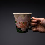 Hiroyuki Onuki - Engraving Flower Series - Mug Cup -  Lotus / 大貫博之 蓮