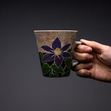Hiroyuki Onuki - Engraving Flower Series - Mug Cup - Clematis / 大貫博之 鉄線