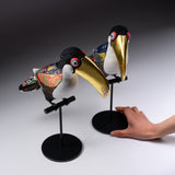 KOIKKO Hand-crafted Doll Ornament - Toucan A / 幸一光 江戸木目込人形