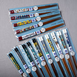 Kutani Design x Wakasa Lacquered Chopsticks - 5 Kinds / 九谷色絵×若狭塗箸