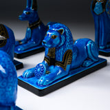 KOBEI Kiln The Egypt 9 Glory Gods Ornament - Sekhmet 幸兵衛窯 青釉オーナメント